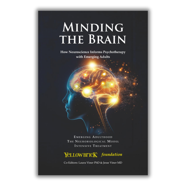 Book cover of Minding the Brain: How Neuroscience Informs Psychotherapy with Emerging Adults, edited by Laura Viner and Jesse Viner.